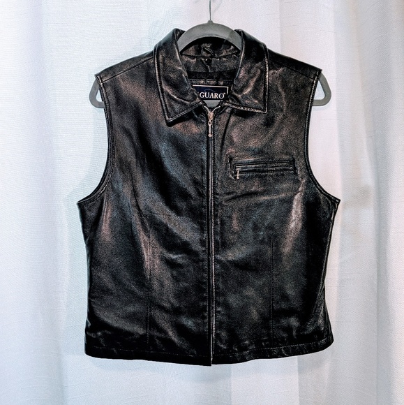 Saguaro Leather Vest - Picture 1 of 4